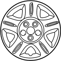 OEM 2003 Chrysler Concorde Wheel Cover - TW10PAKAA