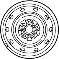 OEM Chrysler Concorde Steel Wheel - 4782244AC