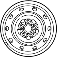 OEM 1999 Chrysler 300M Steel Wheel - 4782244AC