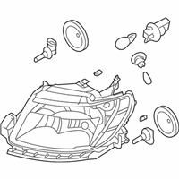 OEM 2009 Ford Taurus Composite Headlamp - 8G1Z-13008-F