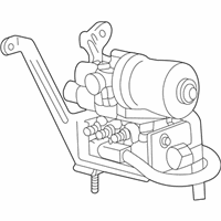 OEM Ford Explorer Sport Trac ABS Control Unit - 3L5Z-2B373-HA