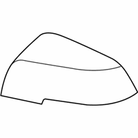 OEM 2018 BMW X2 Cover Cap, Primed, Left - 51-16-7-461-433