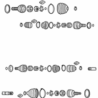 OEM 2009 Chevrolet Aveo5 Axle Assembly - 42702796