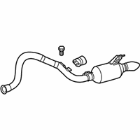 OEM 2010 Lexus LX570 Exhaust Tail Pipe Assembly - 17430-38551