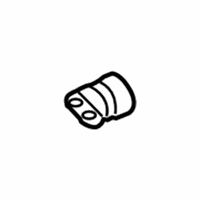 OEM Lexus Damper, Exhaust Pipe - 17581-17020