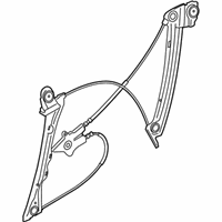 OEM 2014 BMW 428i xDrive Front Left Window Regulator - 51-33-7-352-747