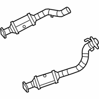 OEM 2019 Jeep Grand Cherokee Front Catalytic Converter - 68307459AA