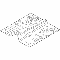OEM 2022 BMW X6 FLOOR PANEL - 41-00-8-493-494
