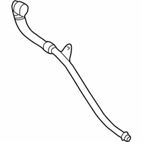 OEM BMW 740i Engine Coolant Hose - 11-53-1-711-384