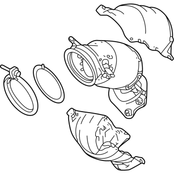 OEM Acura TLX CONVERTER SET, CC - 18020-6S9-305