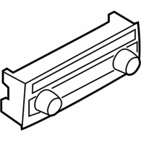 OEM 2011 BMW 750Li A/C Control Panel, Rear Cabin - 61-31-9-290-750