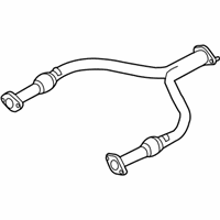 OEM 2019 Infiniti Q60 Front Exhaust Tube Assembly - 20020-4GF0A