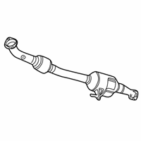 OEM 2020 Lexus UX200 Exhaust Pipe Assembly - 17410-24370