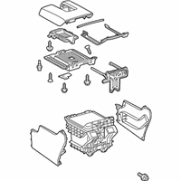 OEM 2015 Toyota Tundra Console Assembly - 58910-0C280-C3