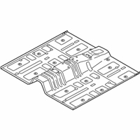 OEM 2017 Hyundai Sonata Panel Assembly-Center Floor - 65110-E6001