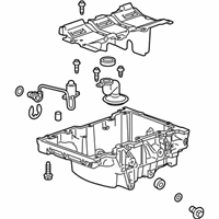 OEM 2017 Cadillac CTS Oil Pan - 12656995