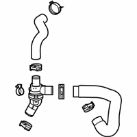 OEM 2009 Ford Mustang Lower Hose - 7R3Z-8286-C