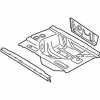 OEM BMW 640i Luggage-Compartment Floor, Rear - 41-12-7-263-818