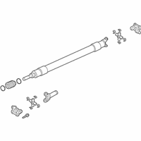 OEM 2021 Ford F-250 Super Duty Drive Shaft - HC3Z-4602-AN