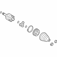 OEM 1995 Buick LeSabre Joint Kit, Front Wheel Drive Shaft Tri-Pot (W/Boot) - 26044411