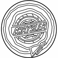 OEM Chrysler Town & Country Wheel Center Cap - 1XH44SZ0AA