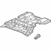 OEM Acura CL Panel Set, Rearfloor - 04655-S3M-305ZZ