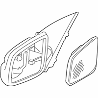 OEM 2013 Chevrolet Caprice Mirror Assembly - 92214581