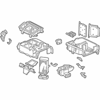 OEM 1998 Honda Civic Heater Unit Assy. - 79100-S04-G01