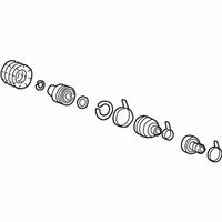 OEM 2000 Hyundai Sonata Joint Kit-Front Axle Differential Side - 49605-38J00