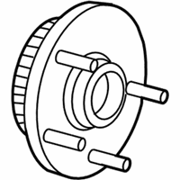 OEM 2009 Jeep Liberty Front Hub And Bearing - 52109947AF