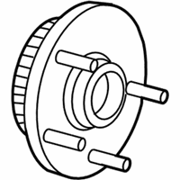 OEM 2011 Dodge Nitro Front Hub And Bearing - 52109947AF