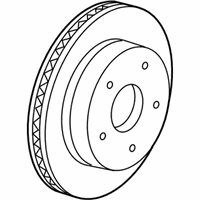 OEM 2010 Dodge Nitro Front Brake Rotor - 52109938AB