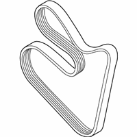 OEM 2006 BMW X5 Ribbed V-Belt - 11-28-7-631-817