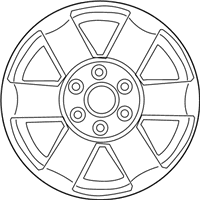 OEM 2016 Nissan NV3500 Steel Wheel - 40300-1PB0A