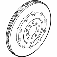 OEM BMW M6 Brake Disc Ventilated, Perforated, Right - 34-11-2-284-102