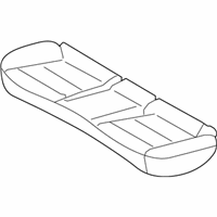 OEM Hyundai Elantra Frame & Pad Assembly-Rear Seat Cushion - 89150-F2000