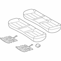 OEM 2018 Hyundai Elantra Cushion Assembly-Rear Seat - 89100-F2010-XFN