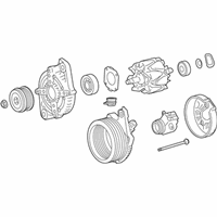 OEM 2017 Lexus RC F Alternator Assembly With Regulator - 27060-38120