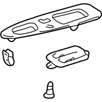 OEM Lexus Panel, Front Armrest Base, Upper LH - 74231-53020