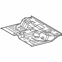 OEM 2006 Toyota Tacoma Rear Floor Pan - 58311-04072