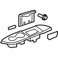 OEM 2005 Honda Odyssey Holder Assembly, Driver Side Cup (Olive) - 84661-SHJ-A01ZA