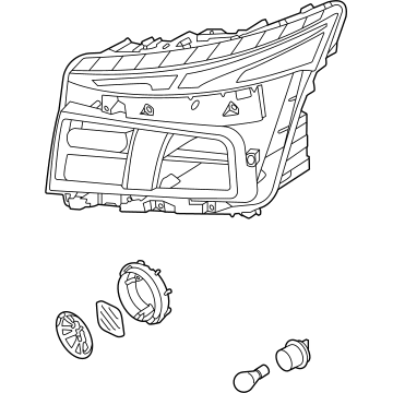 OEM Hyundai LAMP ASSY-HEAD, LH - 92101-CL101