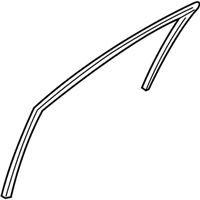 OEM Pontiac G8 Weatherstrip, Front Side Door Window - 92190169