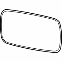 OEM 2010 BMW 535i Mirror Glass, Heated, Convex, Right - 51-16-7-186-584