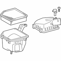OEM 2017 Lexus GS350 Cleaner Assy, Air W/Element - 17700-31760