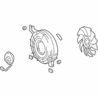 OEM Lexus Blower Assy, W/Shroud - 88590-60060