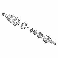 OEM 2006 Chevrolet Equinox Joint Kit, Front Wheel Drive Shaft C/V - 22720721