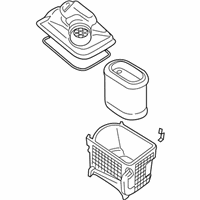 OEM 2019 Ford F-350 Super Duty Air Cleaner Assembly - HC3Z-9600-D