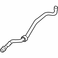 OEM 2006 BMW 760Li Radiator Return Line - 32-41-6-760-490