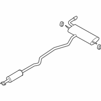 OEM 2019 Ford Fusion Muffler & Pipe - DS7Z-5230-N